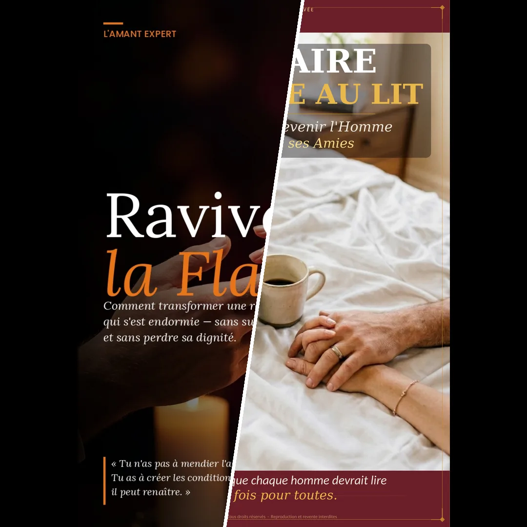Pack Couple L'Amant Expert - guides intimité satisfaire une femme et raviver la flamme